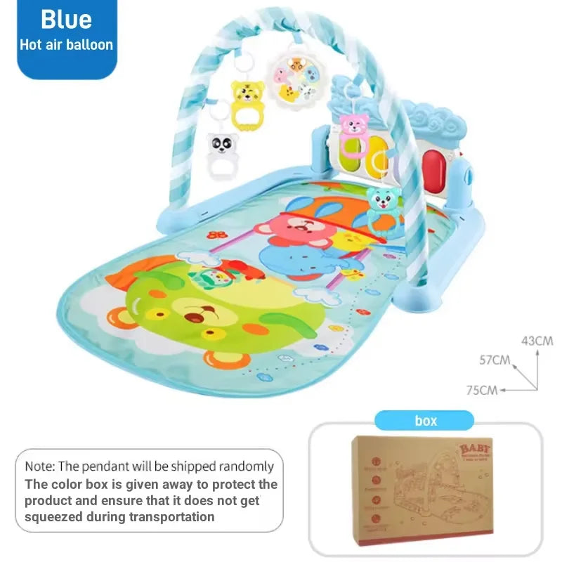 Baby Activity Gym with Piano & Music - Dinosaur Theme Play Mat
