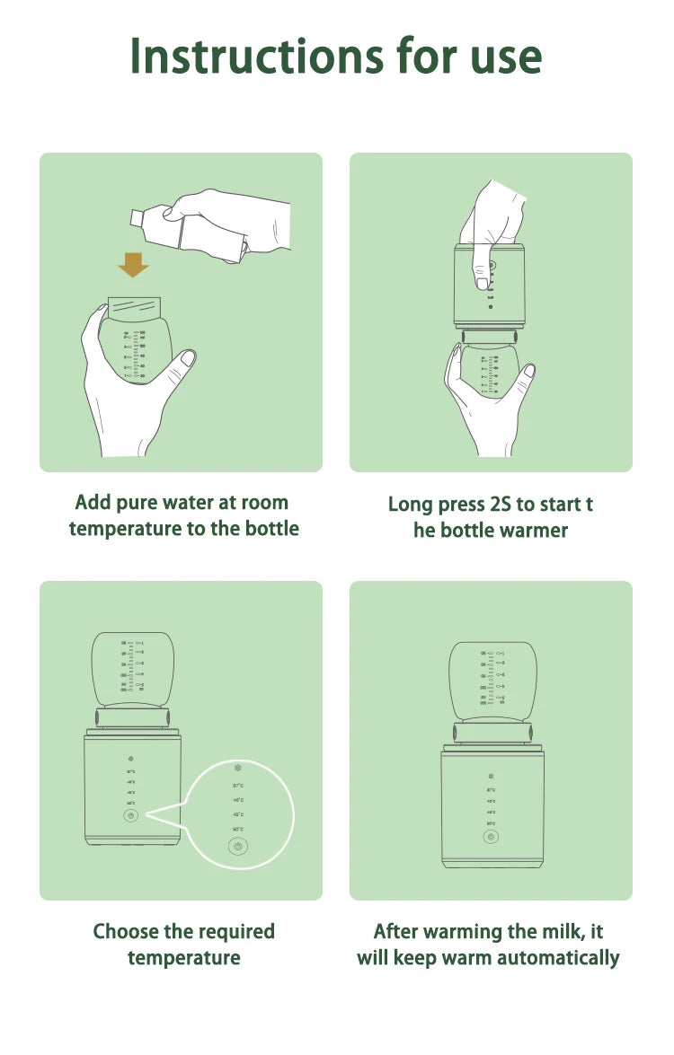 Portable Baby Bottle Warmer - Travel