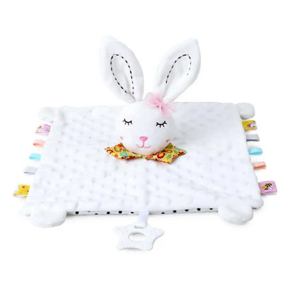 Baby Comfort Blanket - Soft Plush Animal Soother