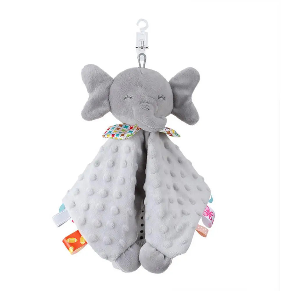 Baby Comfort Blanket - Soft Plush Animal Soother