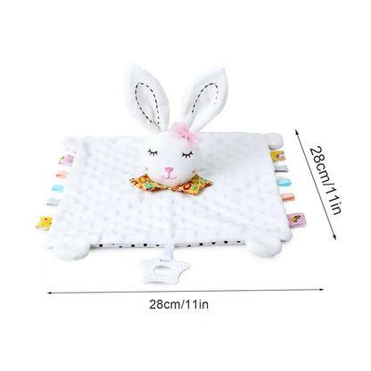 Baby Comfort Blanket - Soft Plush Animal Soother