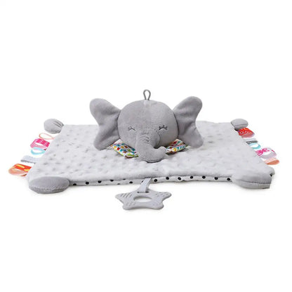 Baby Comfort Blanket - Soft Plush Animal Soother