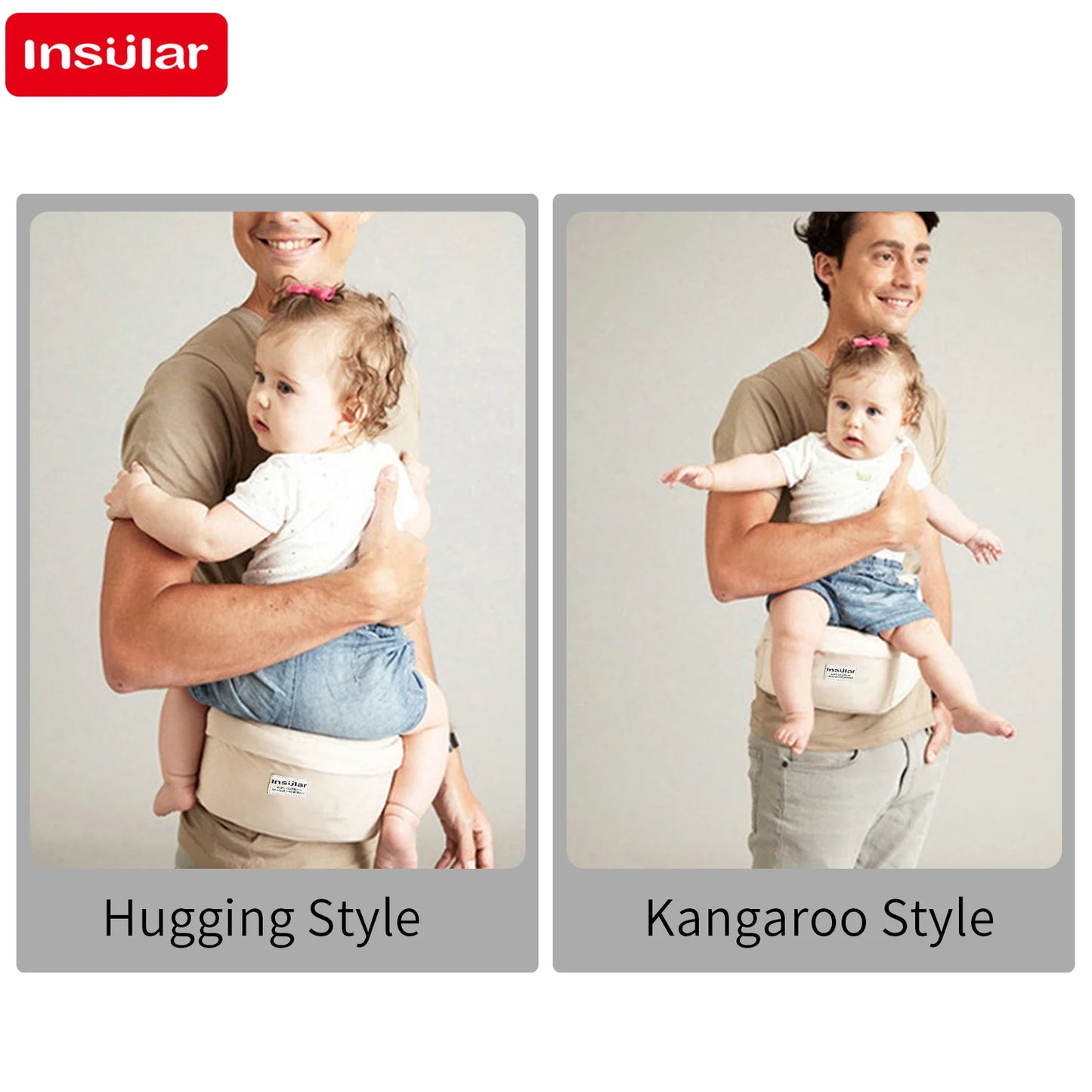 Ergonomic Baby Hip Seat Carrier with Waist Support