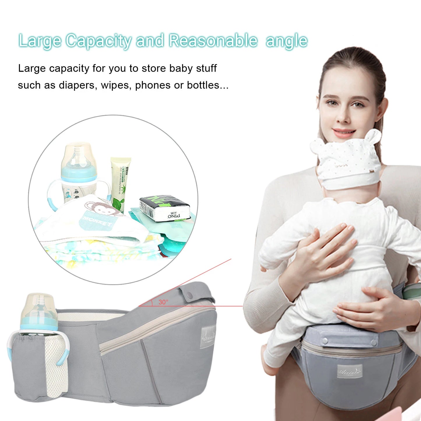 Ergonomic Baby Carrier - Multifunctional