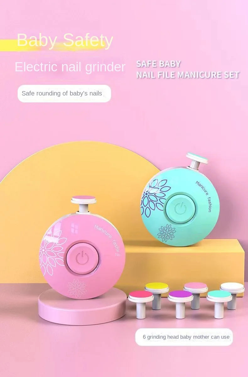 Electric Baby Nail Trimmer - Safe Nail Care Kit for Newborns & Infants