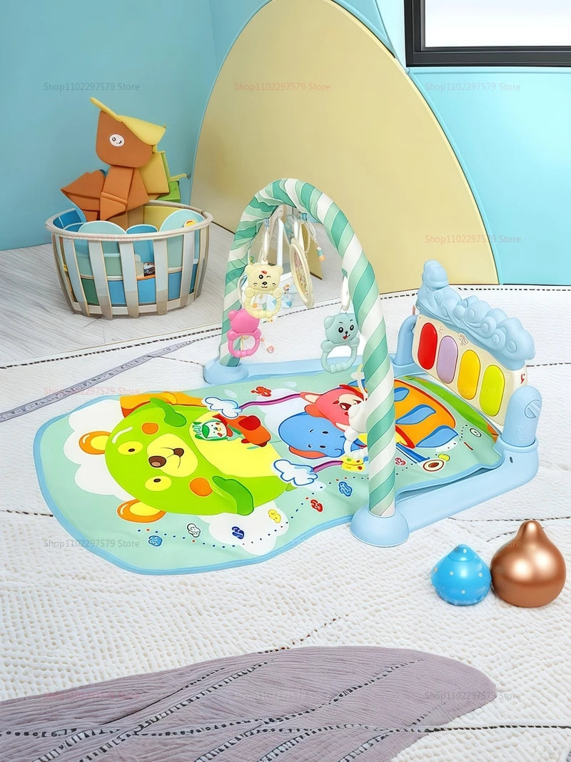 Baby Activity Gym with Piano & Music - Dinosaur Theme Play Mat