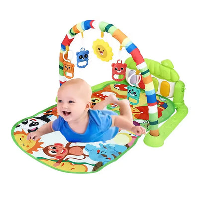 Baby Activity Gym with Piano & Music - Dinosaur Theme Play Mat