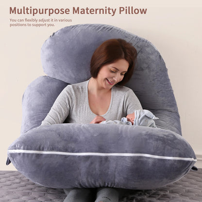 G-Shaped Pregnancy Pillow - Full Body Support