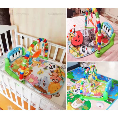 Baby Activity Gym with Piano & Music - Dinosaur Theme Play Mat