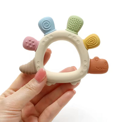 Baby Dinosaur Silicone Teether - BPA Free