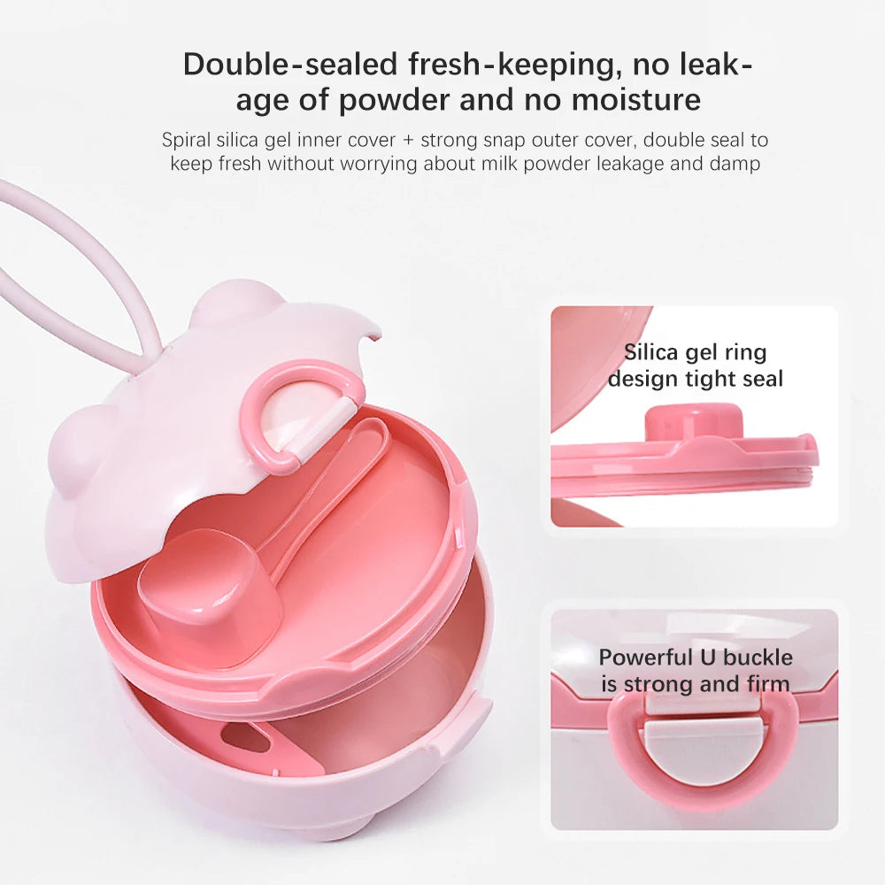 Baby Formula Dispenser - Portable Milk Powder Container