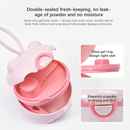 Baby Formula Dispenser - Portable Milk Powder Container