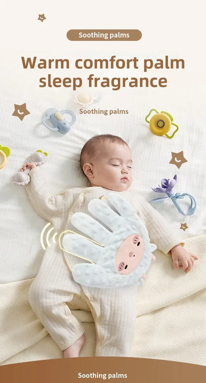 Baby Soothing Sleep Aid - Plush Hand Pillow with Remote Control