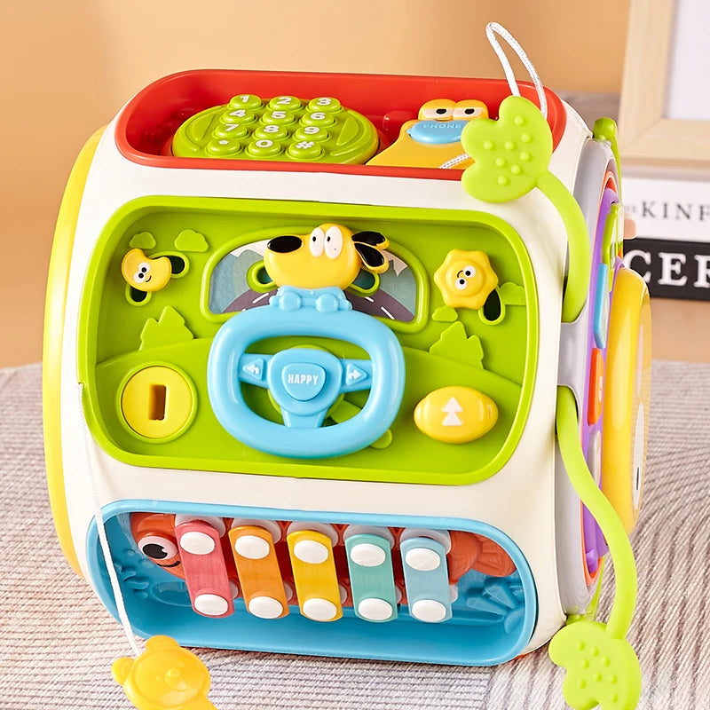 Baby Phone Toy with Music & Lights - Educational Mobile Learning Toy