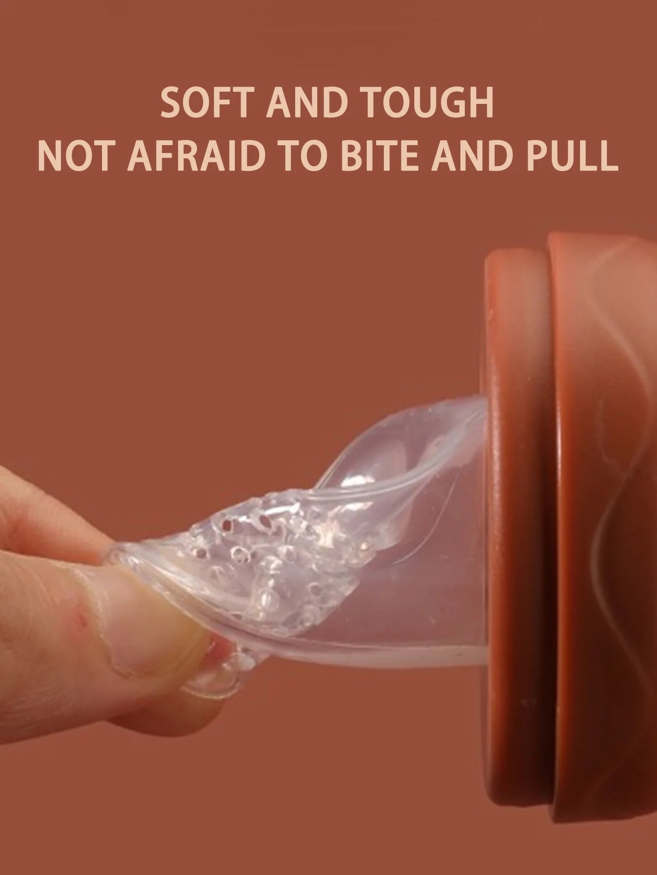 Baby Fruit Feeder - Silicone Mesh Food Pacifier & Teether