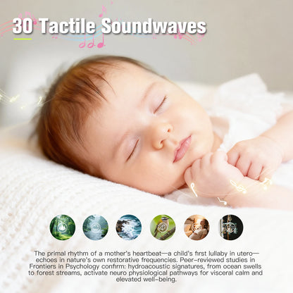 Portable White Noise Sound Machine with Cry Sensor & Night Light