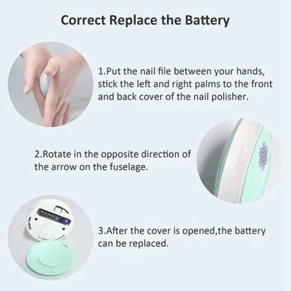 Electric Baby Nail Trimmer - Safe Nail Care Kit for Newborns & Infants