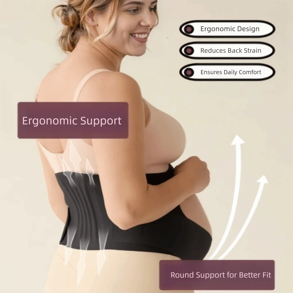 Maternity Support Belt - Adjustable Pregnancy Belly Band for Back & Waist