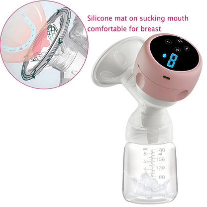 Electric Breast Pump - USB Rechargeable Smart Breast Milk Pump