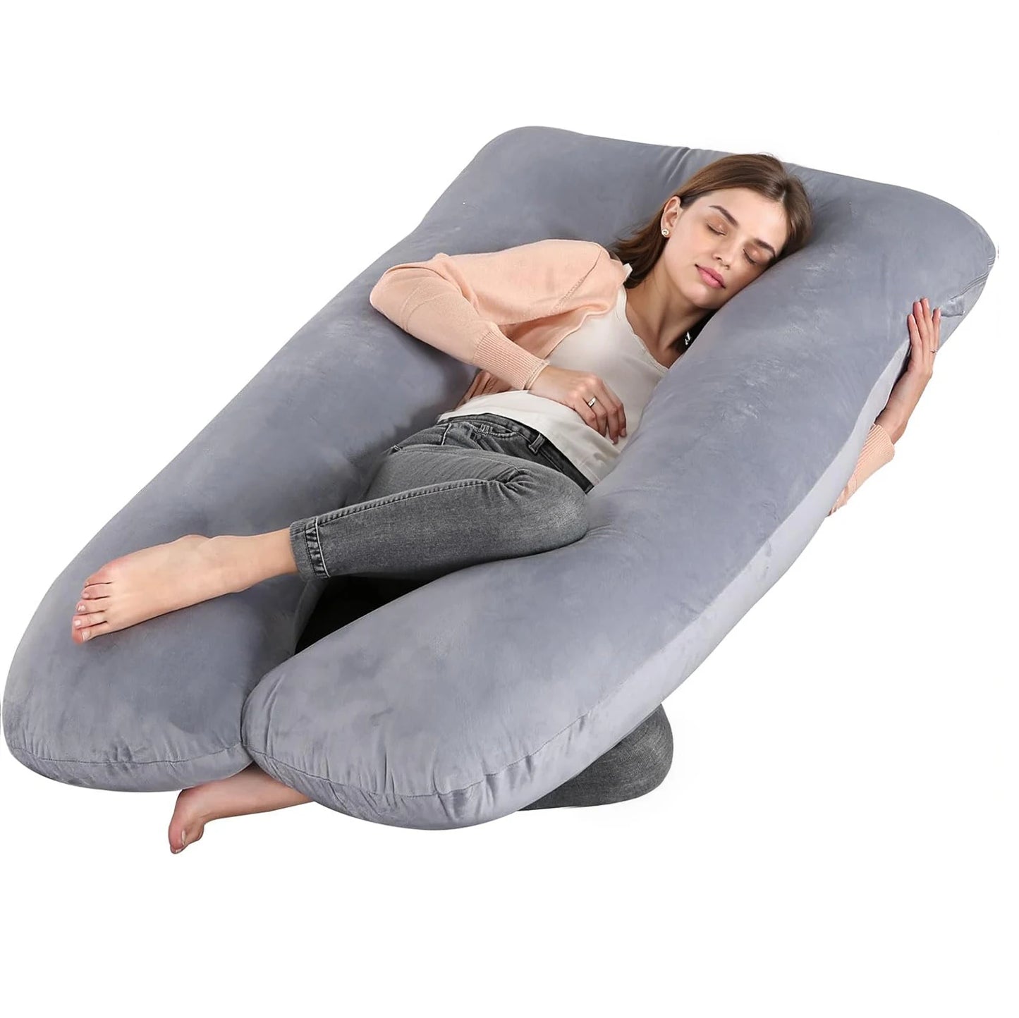 G-Shaped Pregnancy Pillow - Full Body Support