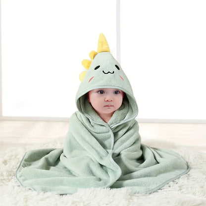 Baby Hooded Bath Towel - Soft Animal Design Wrap