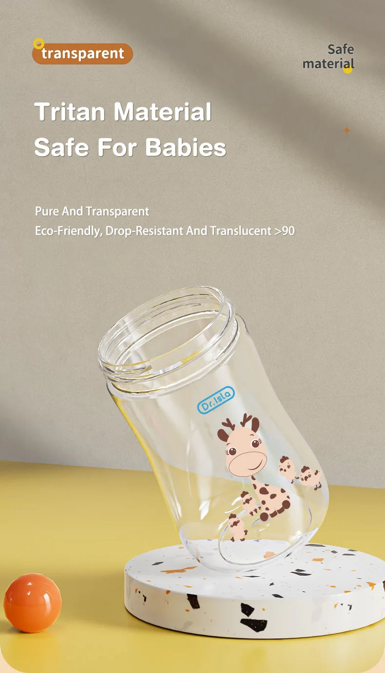 Baby Training Cup with Straw - 300ml BPA-Free Sippy Cup with Handles