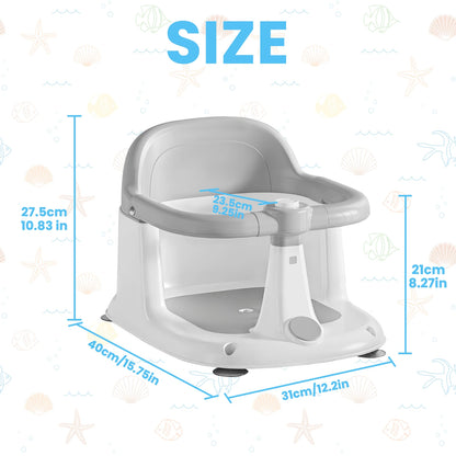 Baby Bath Seat - Anti-Slip Support for Safe Bathing