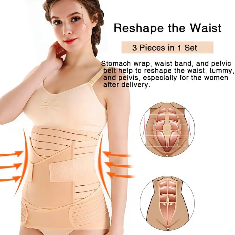3-in-1 Postpartum Belly Wrap
