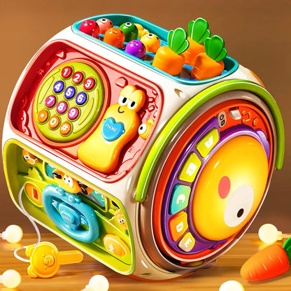 Baby Phone Toy with Music & Lights - Educational Mobile Learning Toy