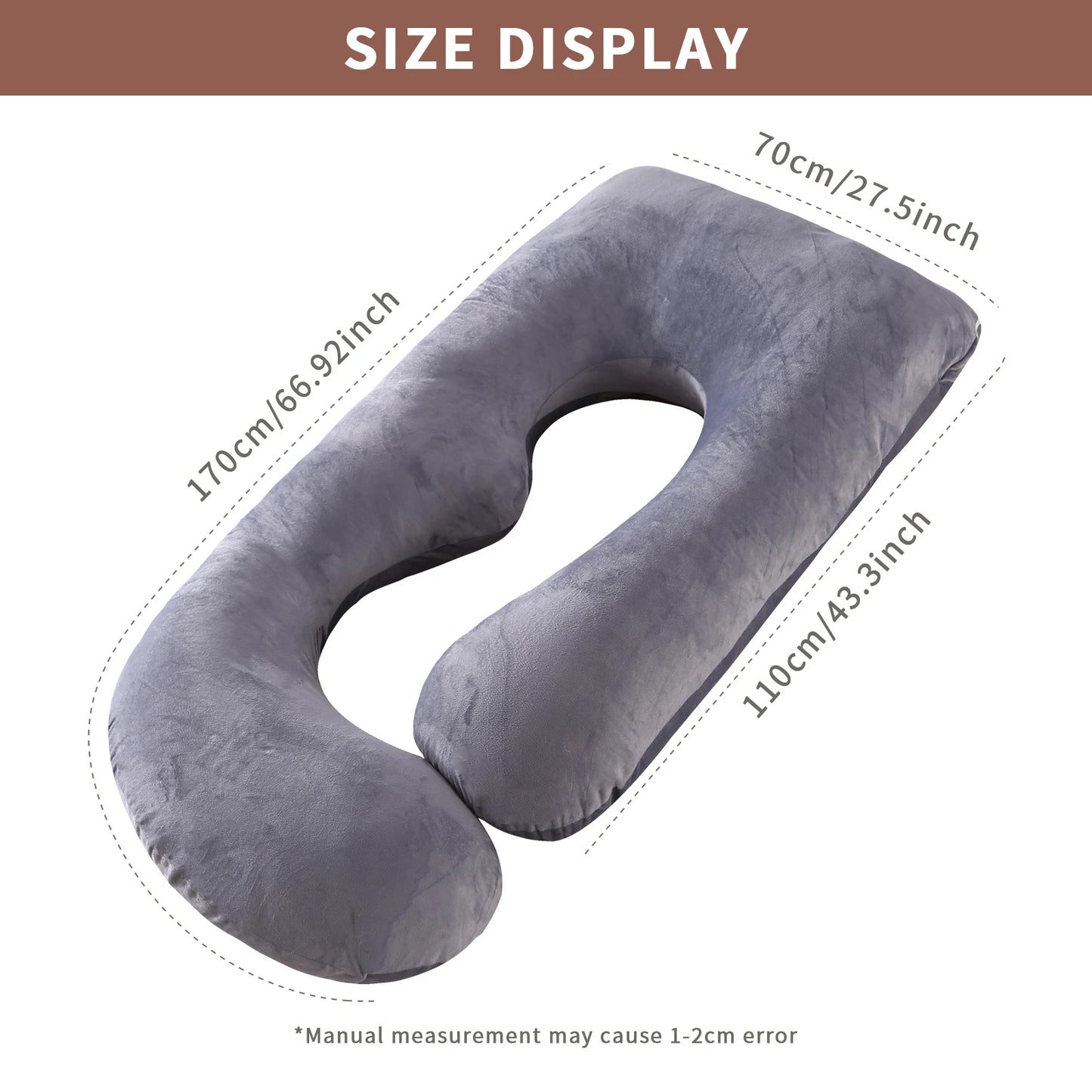 G-Shaped Pregnancy Pillow - Full Body Support