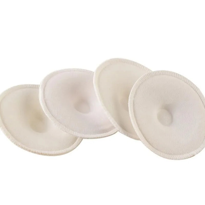 Washable Reusable Nursing Pads - Soft Cotton Breast Pads (4 Pack)