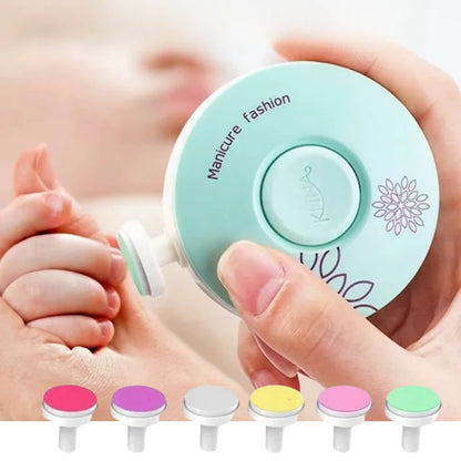 Electric Baby Nail Trimmer - Safe Nail Care Kit for Newborns & Infants