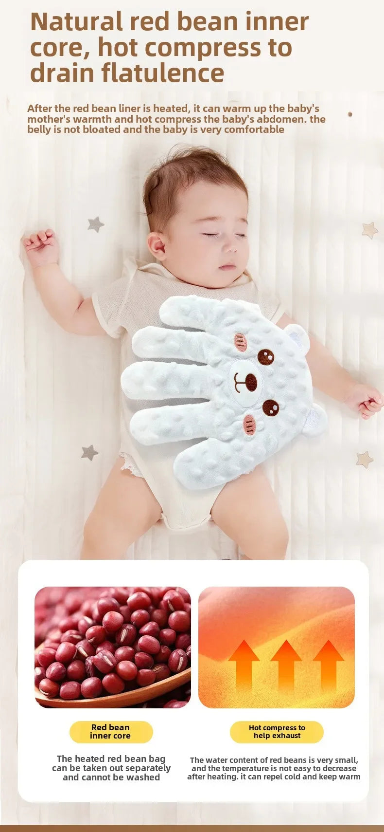 Baby Soothing Sleep Aid - Plush Hand Pillow with Remote Control