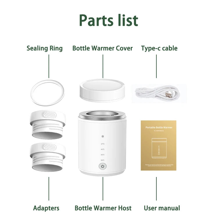 Portable Baby Bottle Warmer - Travel