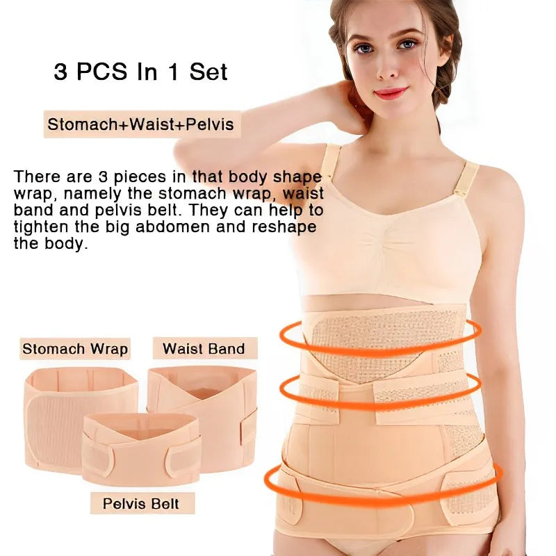 3-in-1 Postpartum Belly Wrap