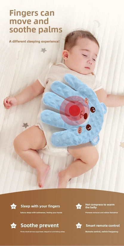 Baby Soothing Sleep Aid - Plush Hand Pillow with Remote Control