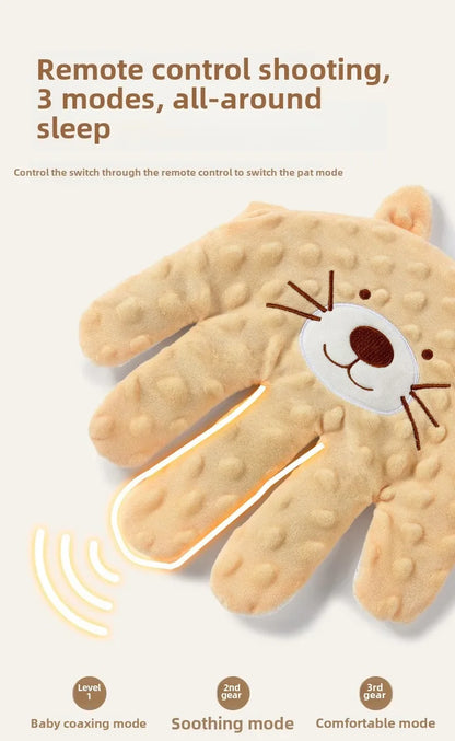 Baby Soothing Sleep Aid - Plush Hand Pillow with Remote Control