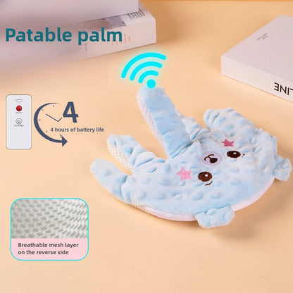 Baby Soothing Sleep Aid - Plush Hand Pillow with Remote Control