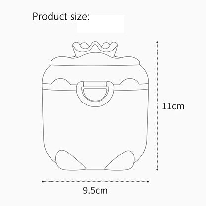 Baby Formula Dispenser - Portable Milk Powder Container