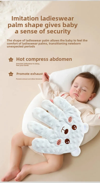 Baby Soothing Sleep Aid - Plush Hand Pillow with Remote Control