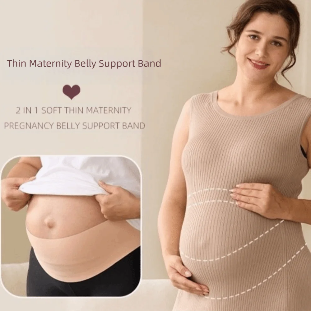 Maternity Support Belt - Adjustable Pregnancy Belly Band for Back & Waist
