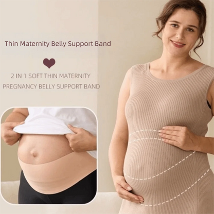 Maternity Support Belt - Adjustable Pregnancy Belly Band for Back & Waist