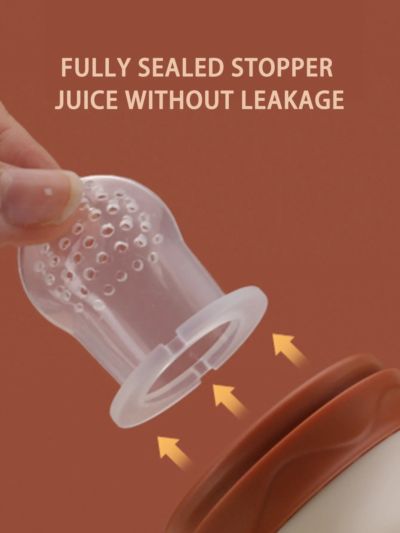Baby Fruit Feeder - Silicone Mesh Food Pacifier & Teether