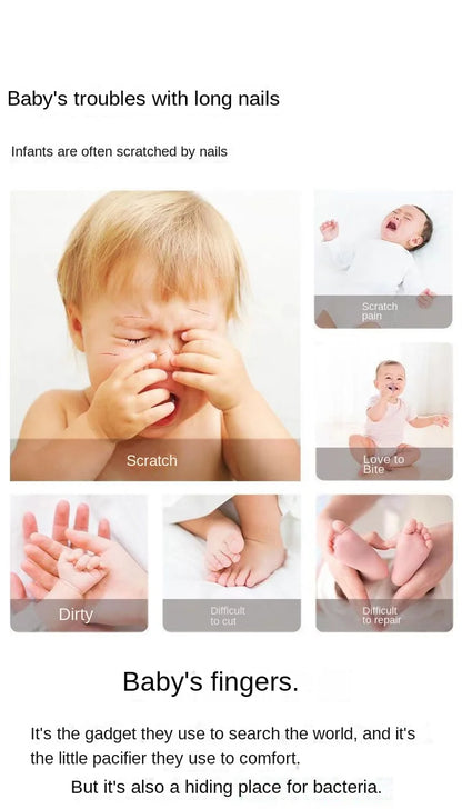 Electric Baby Nail Trimmer - Safe Nail Care Kit for Newborns & Infants