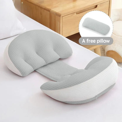 Pregnancy Pillow - Full Body Support Pillow with Free Auxiliary Cushion