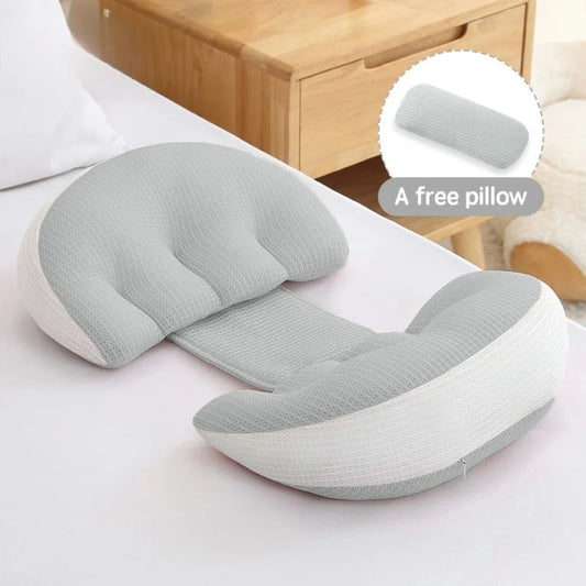 Pregnancy Pillow - Full Body Support Pillow with Free Auxiliary Cushion