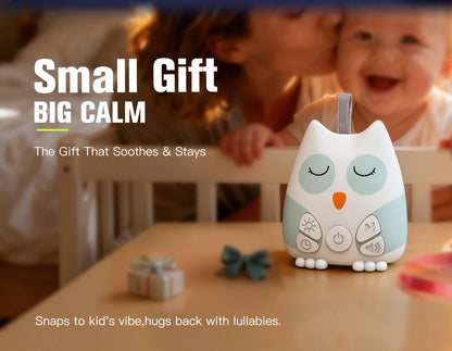 Portable White Noise Sound Machine with Cry Sensor & Night Light