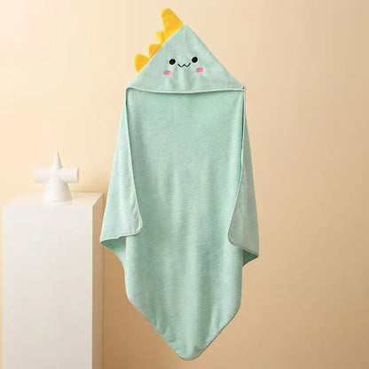 Baby Hooded Bath Towel - Soft Animal Design Wrap