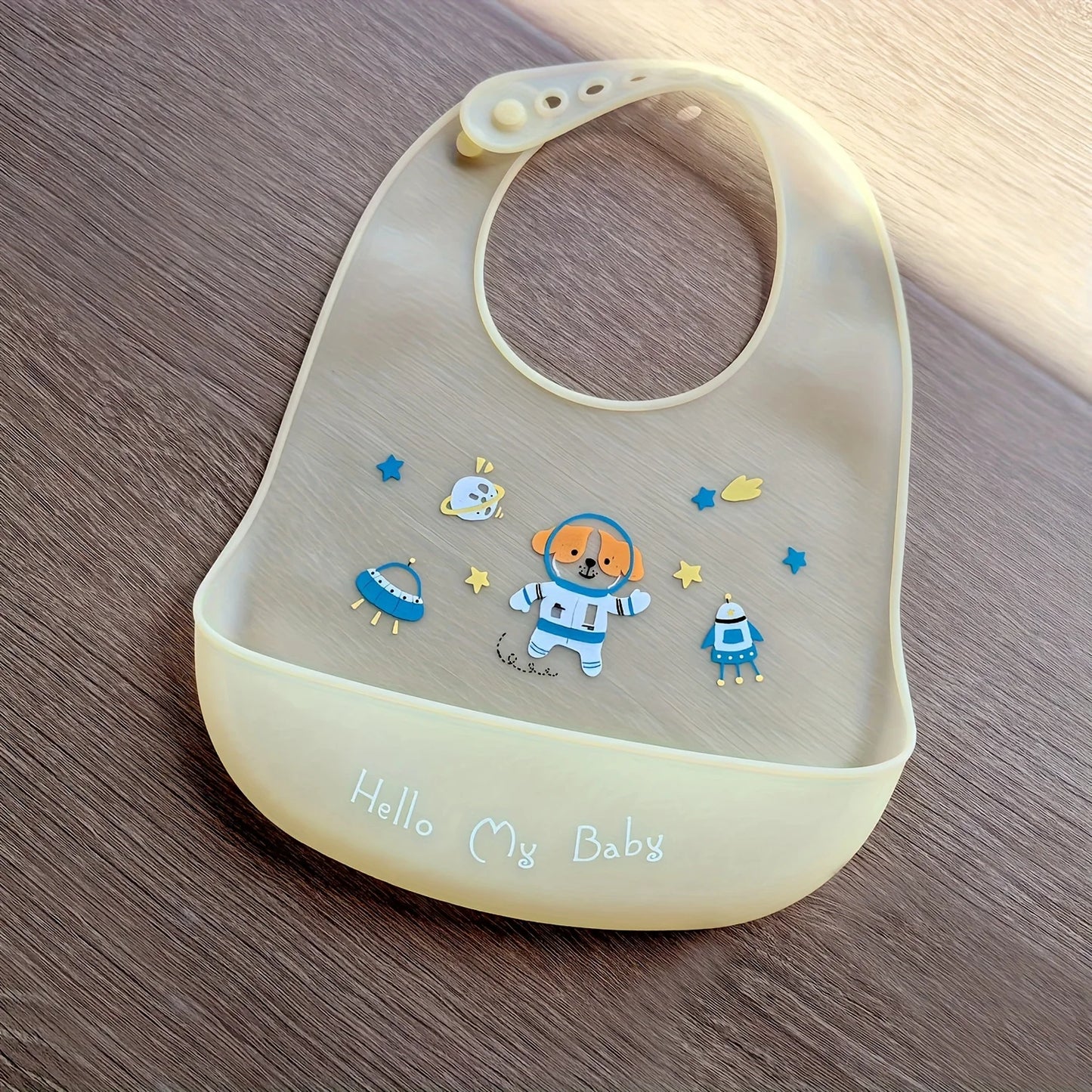 Silicone Baby Bib - Waterproof with Food Catcher Pocket