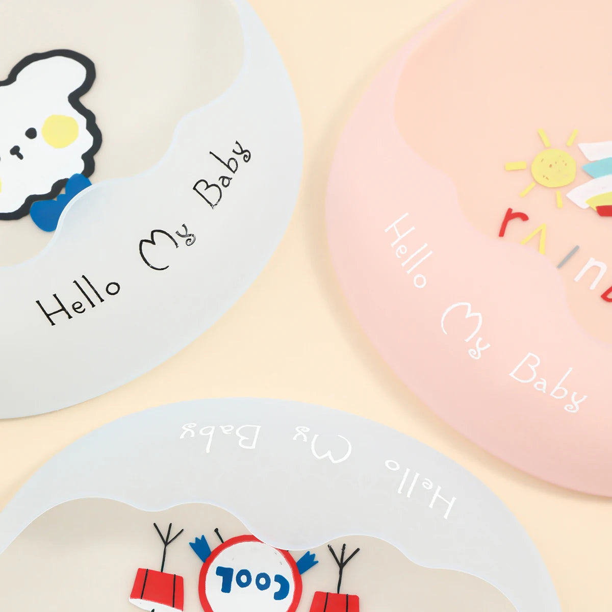 Silicone Baby Bib - Waterproof with Food Catcher Pocket